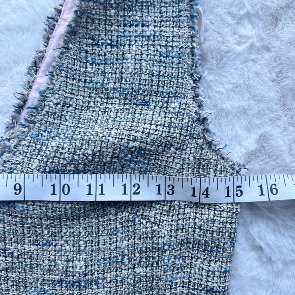 NWT: Rebecca Taylor Tweed V Neck Sleeveless Dress Size 2 - Picture 7 of 8